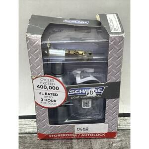 Schlage Elan Lever Storeroom AutoLock, Satin Chrome, F80 CSV ELA 626. {83}.